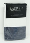 Lauren Ralph Lauren Nora Border Stripe Cotton Pillow Sham - Euro - White Blue