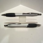 Lot Of 4 Terzetti Bump Silver Ballpoint Pen-large Heavy Metal  rubberized Grip