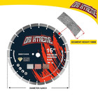 16 Inch Diamond Concrete Saw Blade  Segmented General Purpose Blade Dry wet Cutt