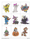 400 Halloween Cartoon Mouse   Friends Embroidery Machine Designs Pes Usb