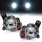 For Mazda Cx-9 Cx9 2016-2023 Led Fog Lights Lamp W black Bezel Left Right Side