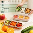 Bento Lunch Box Stainless Steel Snack Containers Reusable Stainless Steel