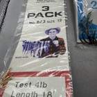 Lot Of 5 Assorted  Holder Snelled Fish Hooks Brand New