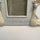 Vintage Russ Baby Notes From Noah Giraffe Picture Frame God Bless Our Child