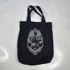 Twilight Saga Small Tote Bag Black Cotton Canvas Movie Promo