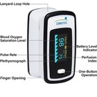  Innovo Deluxe Fingertip Pulse Oximeter Blood Oxygen Monitor Heart Rate Meter