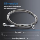 50 5  Extension Front Brake Line For Harley Xl 2004-up Softail 2018-up No Abs
