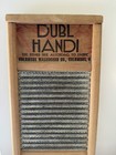 Vintage Small 18  Dubl Handi Columbus Washboard Company Oh Old Antique Farmhouse
