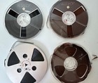 Mixed Lot 25 Vintage Magnetic Reel To Reel Recording Tape Sony Scotch Ferrograph