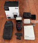 Sony Hvl-f60m External Flash Speedlight W  Stand Pouch Accessories In Box