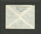 Egypt To Usa  Air Mail Censored Cover  1944