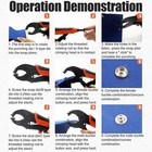 Heavy Duty Snap Fastener Tool Kit  Punching Function  Snap Button Tool Snap Tool