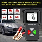 Kingbolen Car Battery Tester 6v -24v 100-2000 Cca 2ah-220ah Detect Analyzer Tool