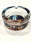 Vintage New York Glass Souvenir Ashtray Paperweight