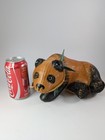 Vintage Chinese Shanghai Hand Made Wicker Ratta Woven Panda Bear China Mcm