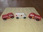 Melissa   Doug Lot Of 15 Wooden  Vehicles 