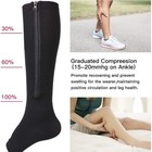 Medical Zipper Compression Socks Men Women For Edema   Varicose Veins 