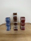 Vintage Wooden Gingerbread Candle Holders  3  Christmas Signed Hand Painted