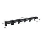 Modern Led 47   Vanity 6 Light Matte Black For Bathroom Mirror Wall Lamp Fixture