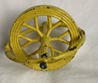 Vintage Yellow Metal Gyroscope - Unbranded No String - Spinning Gyro Top Toy