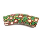 Rare Elbow Venetian Antique Green Rusty Red Millefiori African Trade Beads