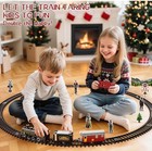 Train Set For Toddlers 3-4  Electrical Trains With Track  Light  Sound 