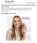 Michael Todd Soniclear Sonic Facial Cleansing System White Marble New Sealed