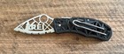  spyderco  q  - Rei - C35sbk - Pocket Knife - Mint Condition  