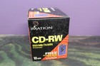 9 Pack Imation Cd-rw650 Rewritable Cds 8 New 1 Opened