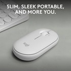 Logitech Pebble Mouse 2 M350s Slim Bluetooth Wireless Mouse Tonalwhite 910007022