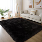 Faux Fur Sheepskin Area Rug Non-skid Furry Carpet For Living Room In Many Colors