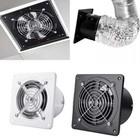 4 6 8 Inch Exhaust Fan Ventilation Extractor Fan 110v Wall-mounted Duct Fan Qf