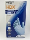 Hdx One Size Fits Most Disposable Nitrile Gloves Powder   Latex Free 200 Count