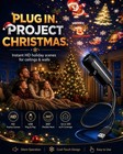 Plug- -play Hd Christmas Projector - 6 Or 10 Festive Scenes