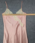 Vintage Victorias Secret Slip Dress Womens Medium Pink Coquette Gold Label 90s