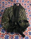 Vintage Cabelas Fleece Original Realtree Camo Back Pack Deer Turkey Hunting Pack
