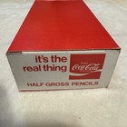 Nos Pencils Box 6 X 12 Enjoy Coca Cola Its The Real Thing White Red Coke Soda