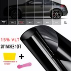20  X10ft Uncut Roll Window Tint Film Uv Block For Car Home Office Glass 15  Vlt