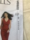 Dress With Princess Seams Misses Size 8-16 Mccall s 6920 Sewing Pattern  Uncut
