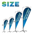 Custom Feather Flag  Personalized For Business  Custom Teardrop Swooper Flag
