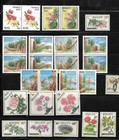 Monaco  Lot Of  25 Different Flowers And Nature  Mnh  Some Pairs  Ebmo-02