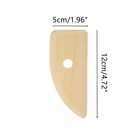4 Pcs Pottery Ribs Wooden Clay Ceramic Sculpting Tools Clay Tool For Finishin   