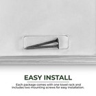 Rivers Edge Products Wall Mounted Hand Towel Rack Rustic Bathroom Decor  Antler