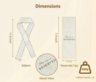 12 Pack Wedding Reserved Signs For Church Pews With Ribbons For Chairs  800gs   