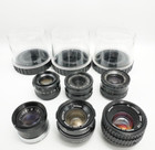 Nikon El-nikkor E-lucky 50mm F2 8 Lot Of 6 Vintage Camera Lenses From Japan
