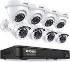 Zosi H 265  8ch Dvr Security System Home Outdoor Camera Night Vision Cctv Camera