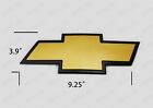 Front Bowtie Emblem Gold Black 2007-13 Silverado 1500   2007-2010 2500hd 3500hd