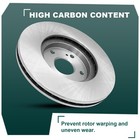 Front   Rear Disc Brake Rotors Ceramic  Pads Kit For Chevrolet Impala Limited