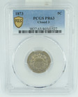 1873 Pcgs Pr63 Shield Nickel Closed 3