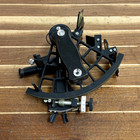 Tamaya Tokyo Drum Sextant W  Wooden Case Yacht Navigation Instrument Japan